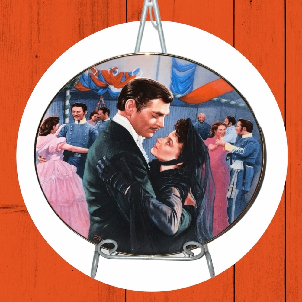W.L. George 1992 5th Plate in The Passions of Scarlett O’Hara “The Waltz”